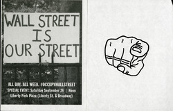 Early Occupy flyer dated September 24th