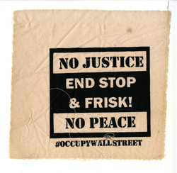 End Stop and Frisk cloth patch